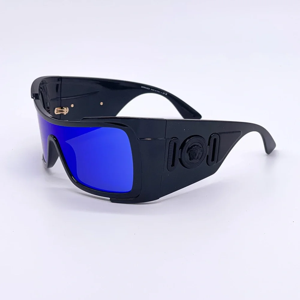 NEW MAXI MEDUSA BIGGIE SHIELD SUNGLASSES VERSACE VE4451 GB1/55 UNISEX NEW